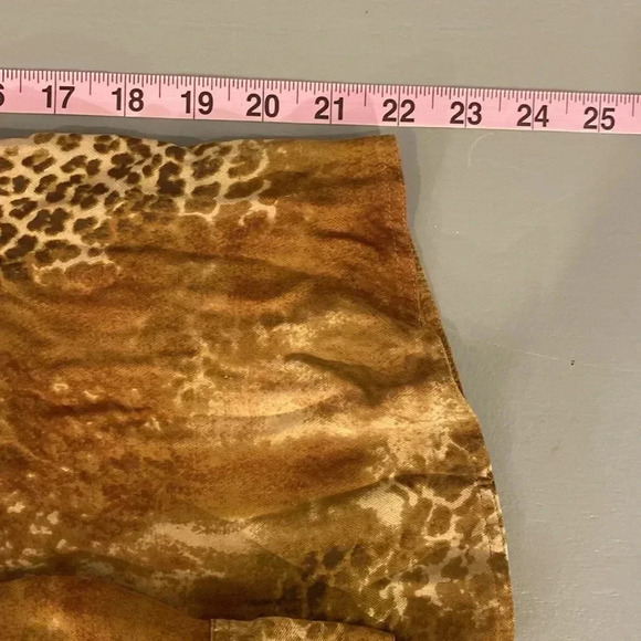 Kate Hill Silk Animal Print Long Sleeve Button Down Blouse Size 1X - Picture 7 of 7